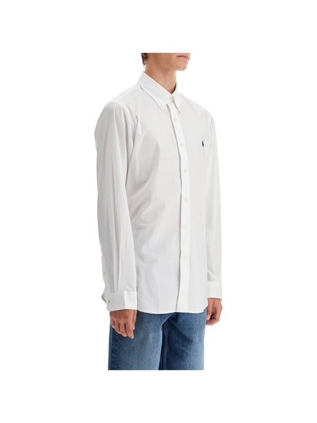 POLO RALPH LAUREN-Stretch Poplin Shirt For Men -JOHN JULIA.