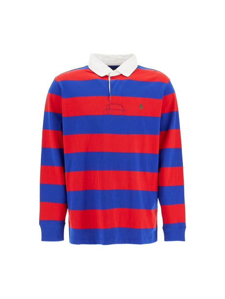 Striped Cotton Polo Shirt-Polo Ralph Lauren-JOHN JULIA