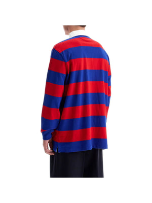 Striped Cotton Polo Shirt-Polo Ralph Lauren-JOHN JULIA