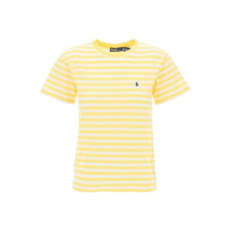 Striped Cotton Crewneck T-Shirt.