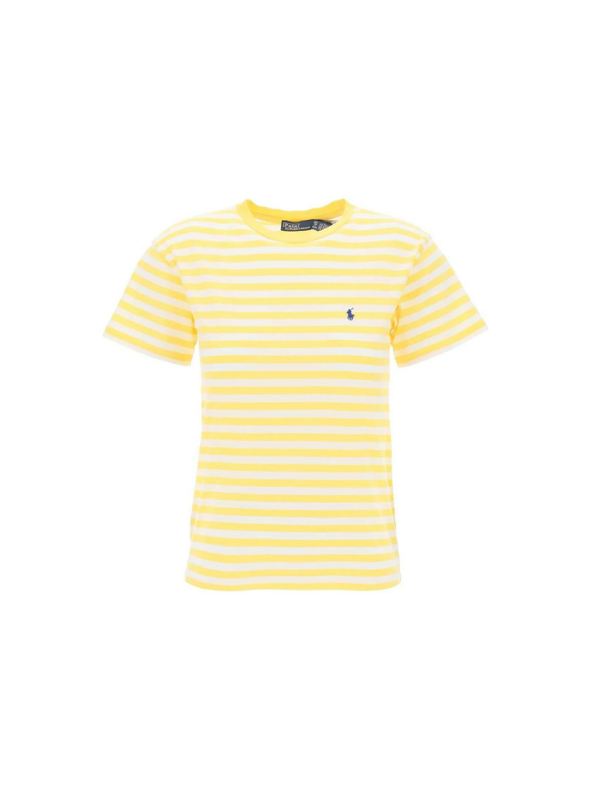 Striped Cotton Crewneck T-Shirt.