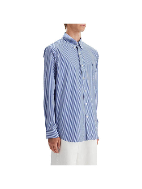 POLO RALPH LAUREN-'Striped Stretch Poplin Shirt With -JOHN JULIA.