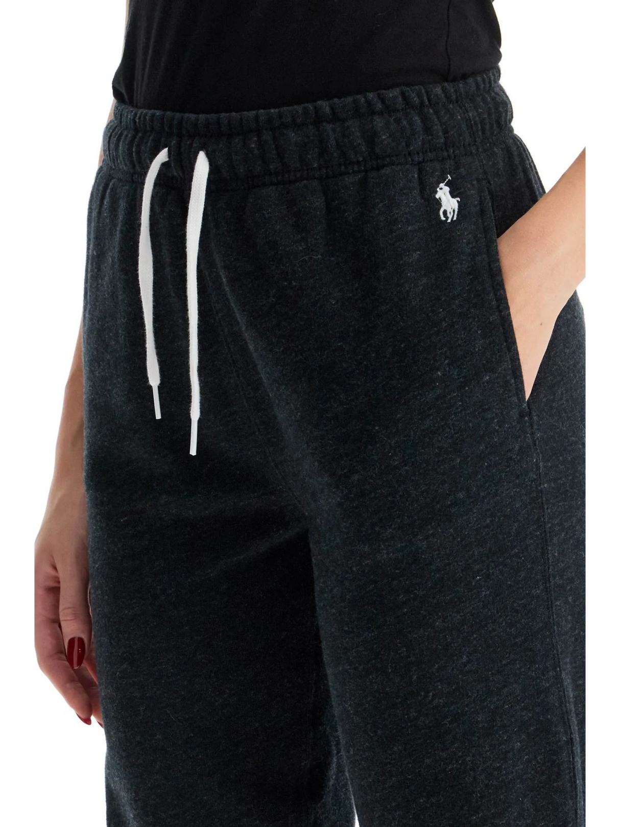 Drawstring Waist Cotton Sweatpants-Polo Ralph Lauren-JOHN JULIA