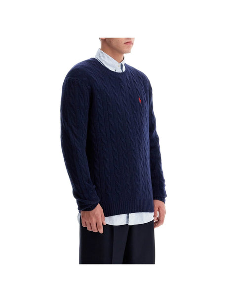 Cable-Knit Wool-Cashmere Sweater-Polo Ralph Lauren-JOHN JULIA