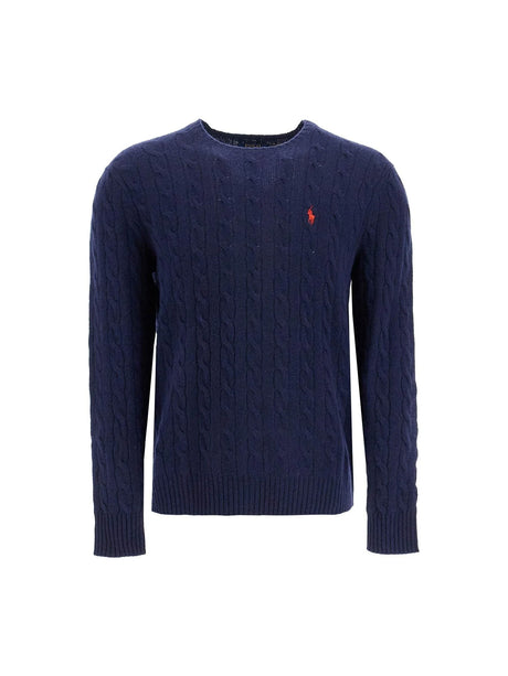 Cable-Knit Wool-Cashmere Sweater-Polo Ralph Lauren-JOHN JULIA