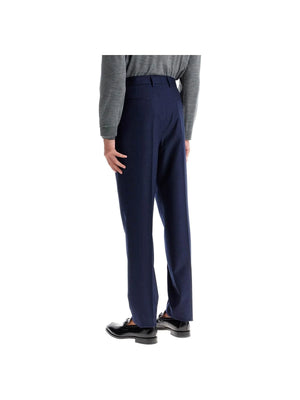 BRUNELLO CUCINELLI-"Flannel Leisure Fit Pants For -JOHN JULIA.