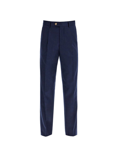 BRUNELLO CUCINELLI-"Flannel Leisure Fit Pants For -JOHN JULIA.