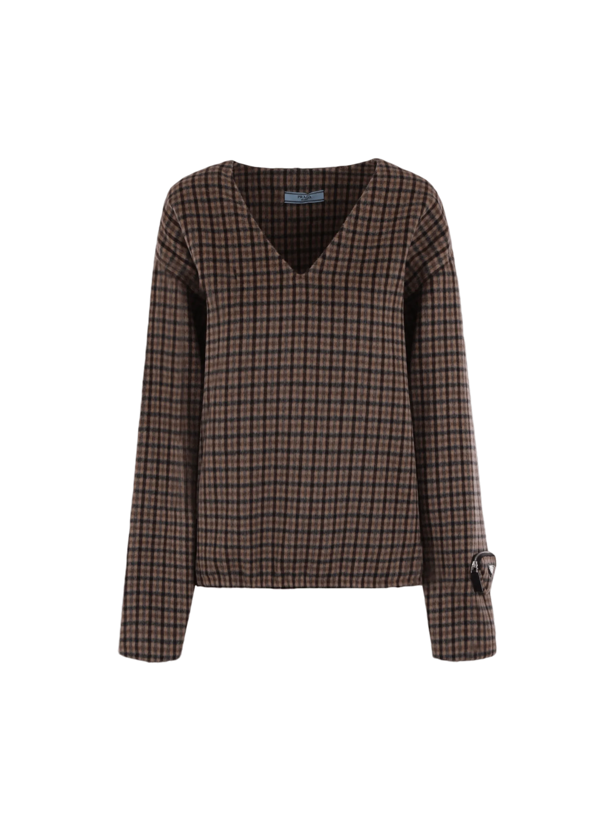 Angora and Wool Sweater-PRADA-JOHN JULIA