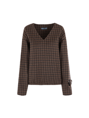 Angora and Wool Sweater-PRADA-JOHN JULIA