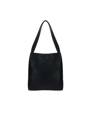 Bold Leather Shoulder Bag-PRADA-JOHN JULIA