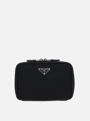 Prada Brique Crossbody Bag In Re-Nylon And Saffiano Leather