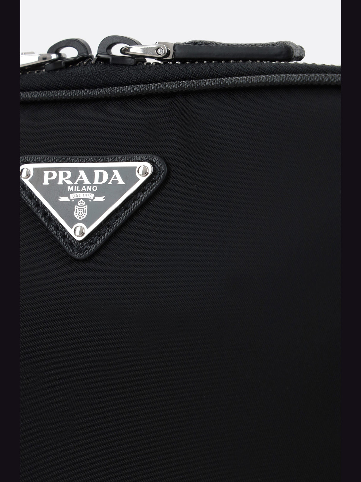 Prada Brique Crossbody Bag In Re-Nylon And Saffiano Leather