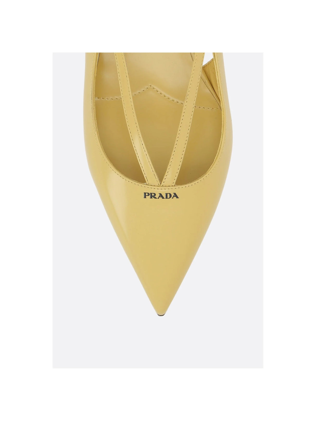 Brushed Leather Ballet Flats-PRADA-JOHN JULIA