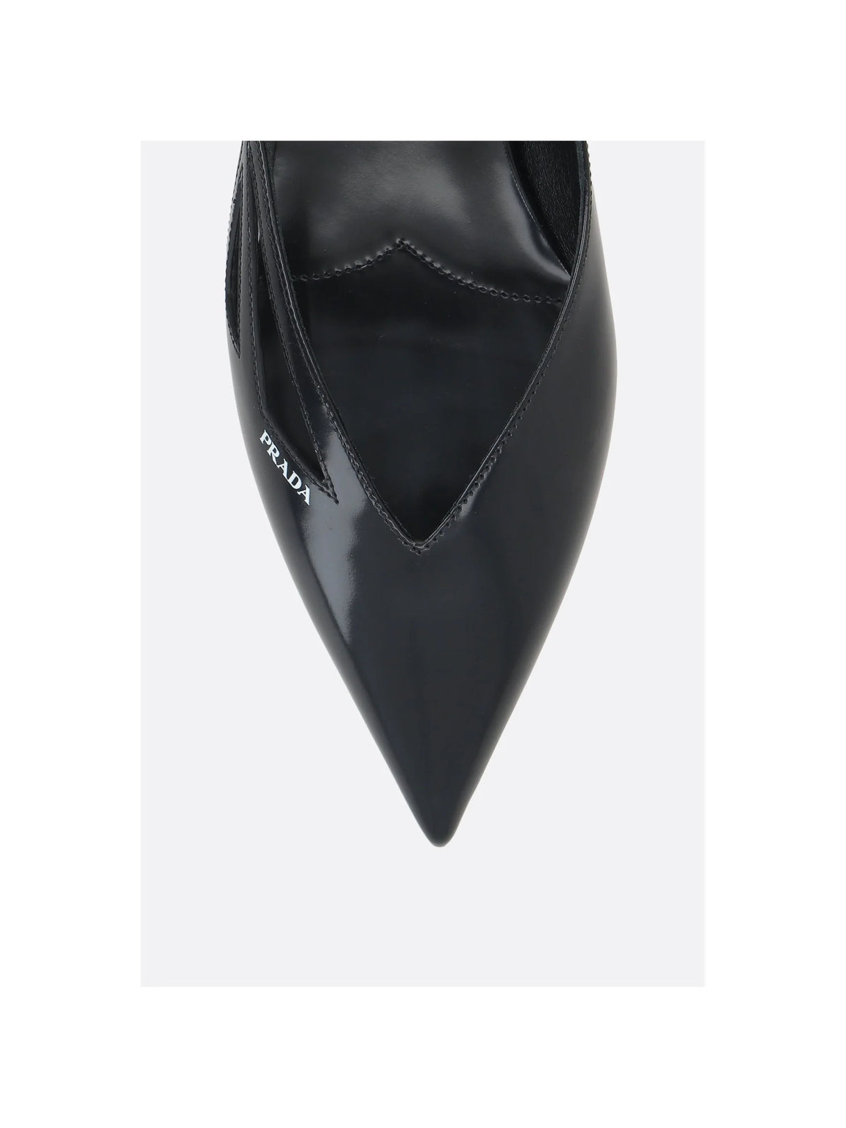 Brushed Leather Ballet Flats-PRADA-JOHN JULIA