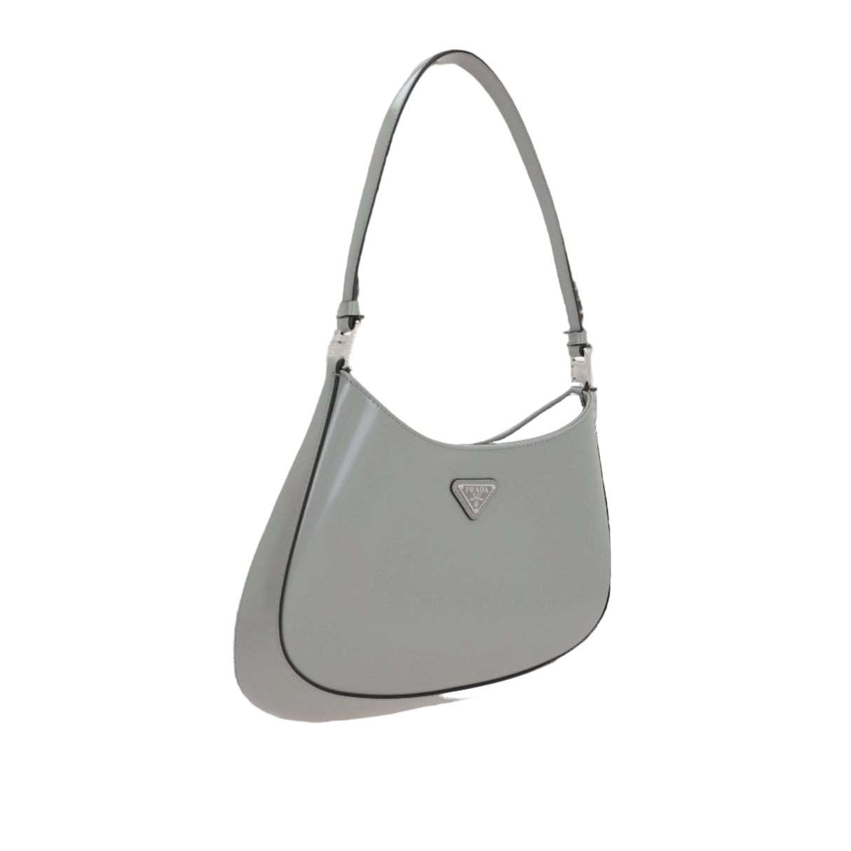 Brushed Leather Cleo Hobo Bag-PRADA-JOHN JULIA