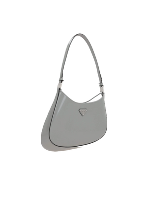 Brushed Leather Cleo Hobo Bag-PRADA-JOHN JULIA