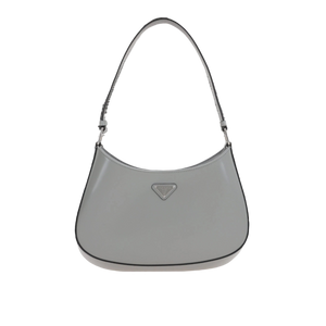 Brushed Leather Cleo Hobo Bag-PRADA-JOHN JULIA