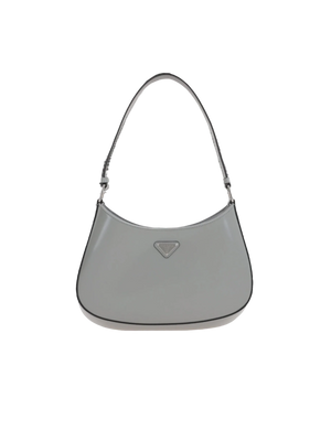 Brushed Leather Cleo Hobo Bag-PRADA-JOHN JULIA