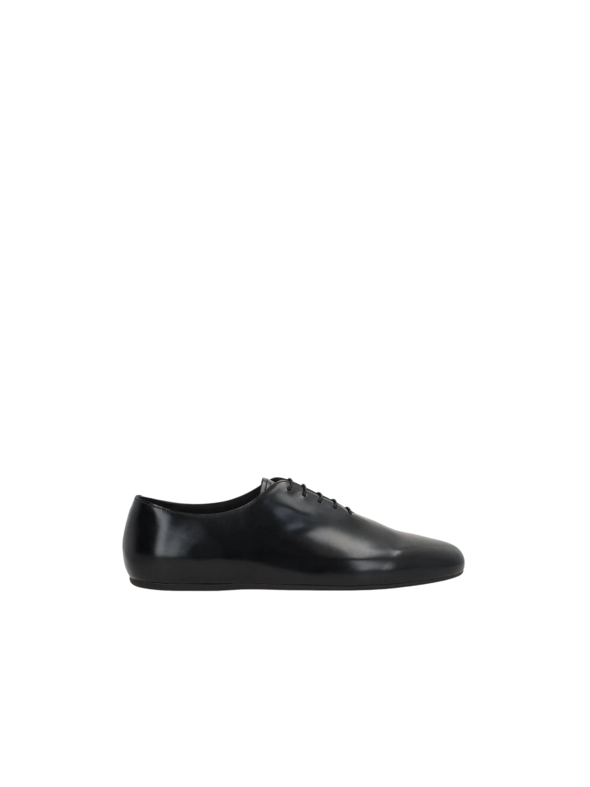 Brushed Leather Oxford Shoes-PRADA-JOHN JULIA