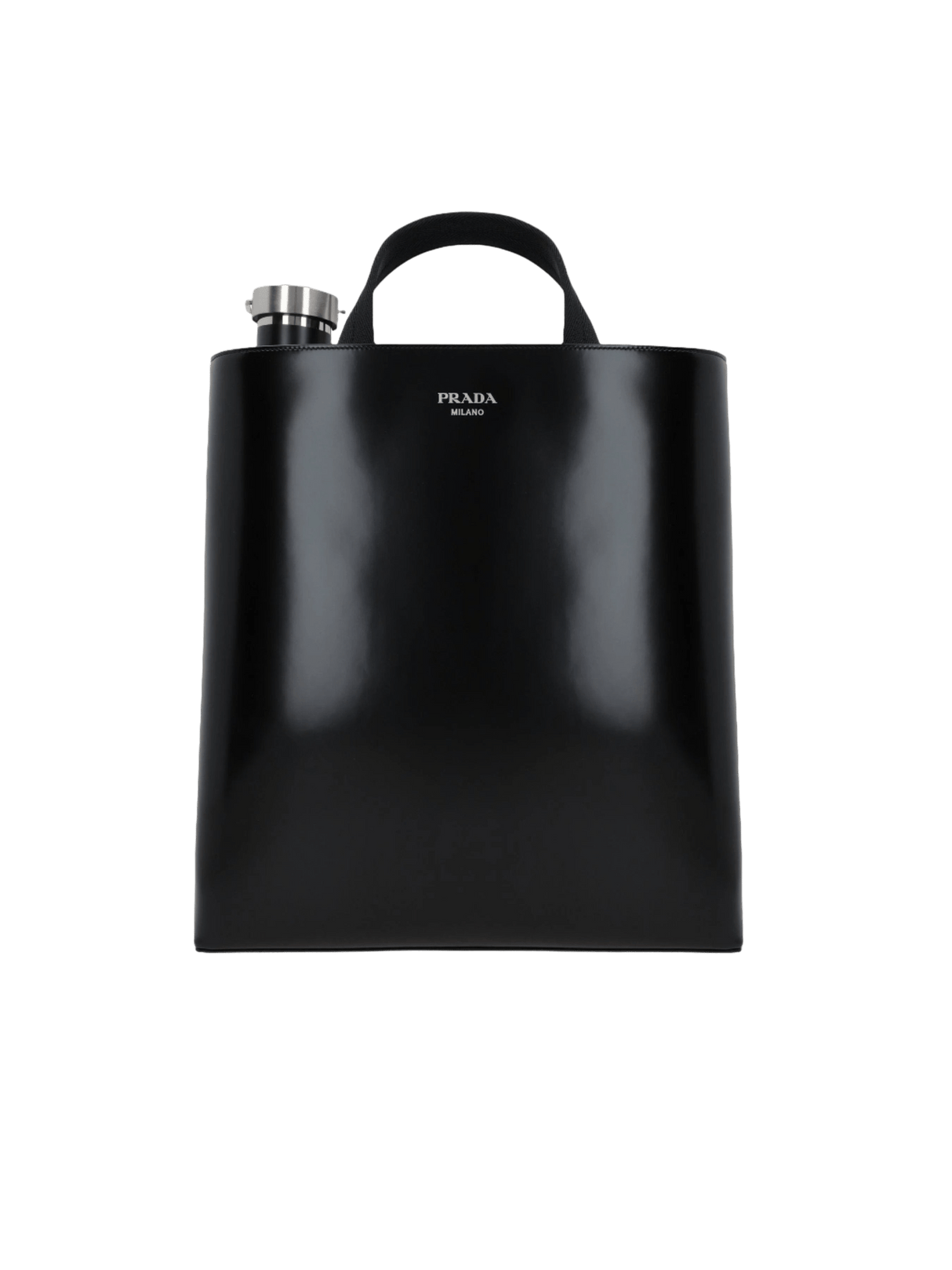 Brushed Leather Tote Bag-PRADA-JOHN JULIA