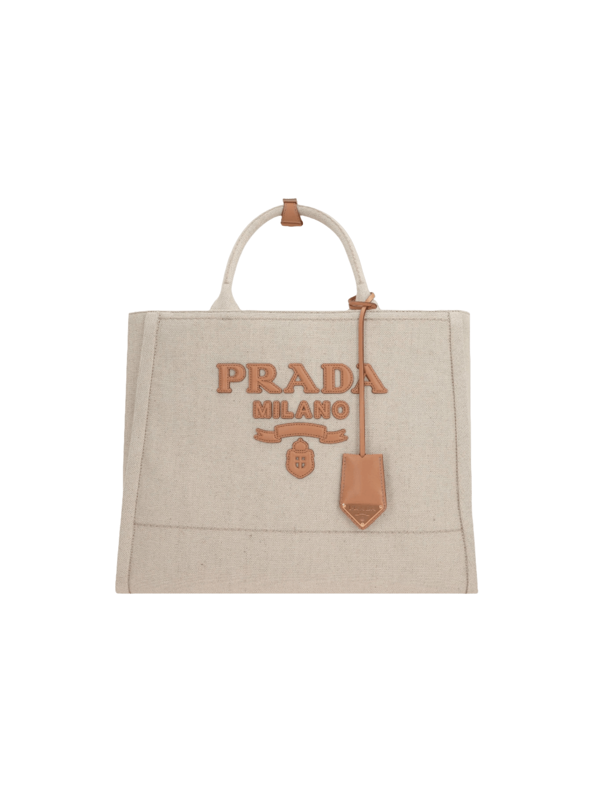 Canvas Large Shopping Bag-PRADA-JOHN JULIA