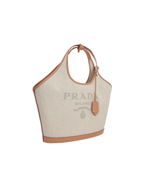 Canvas Shopping Bag-PRADA-JOHN JULIA