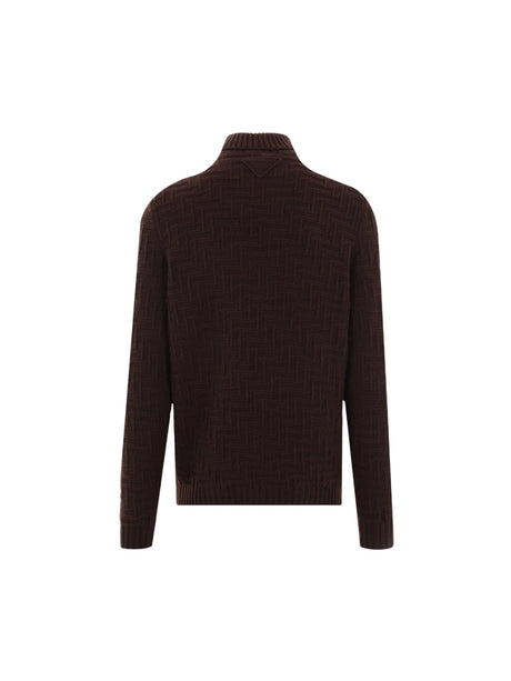 Cashmere and Wool Turtleneck-PRADA-JOHN JULIA