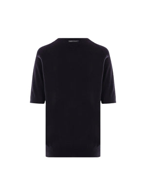 PRADA-Cashmere Short-sleeved Sweater-JOHN JULIA