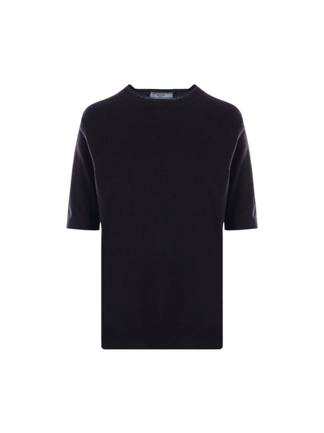 PRADA-Cashmere Short-sleeved Sweater-JOHN JULIA