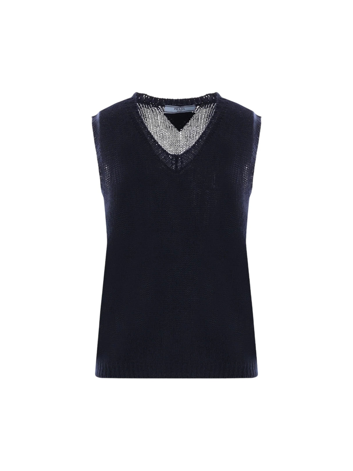 Cashmere Sleeveless Top-PRADA-JOHN JULIA