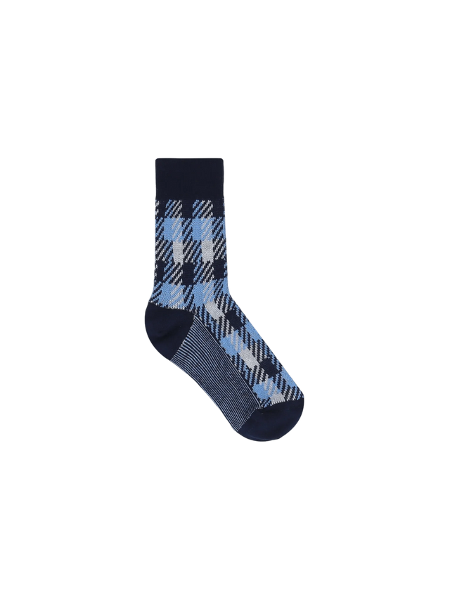 Check Cotton Blend Socks-PRADA-JOHN JULIA