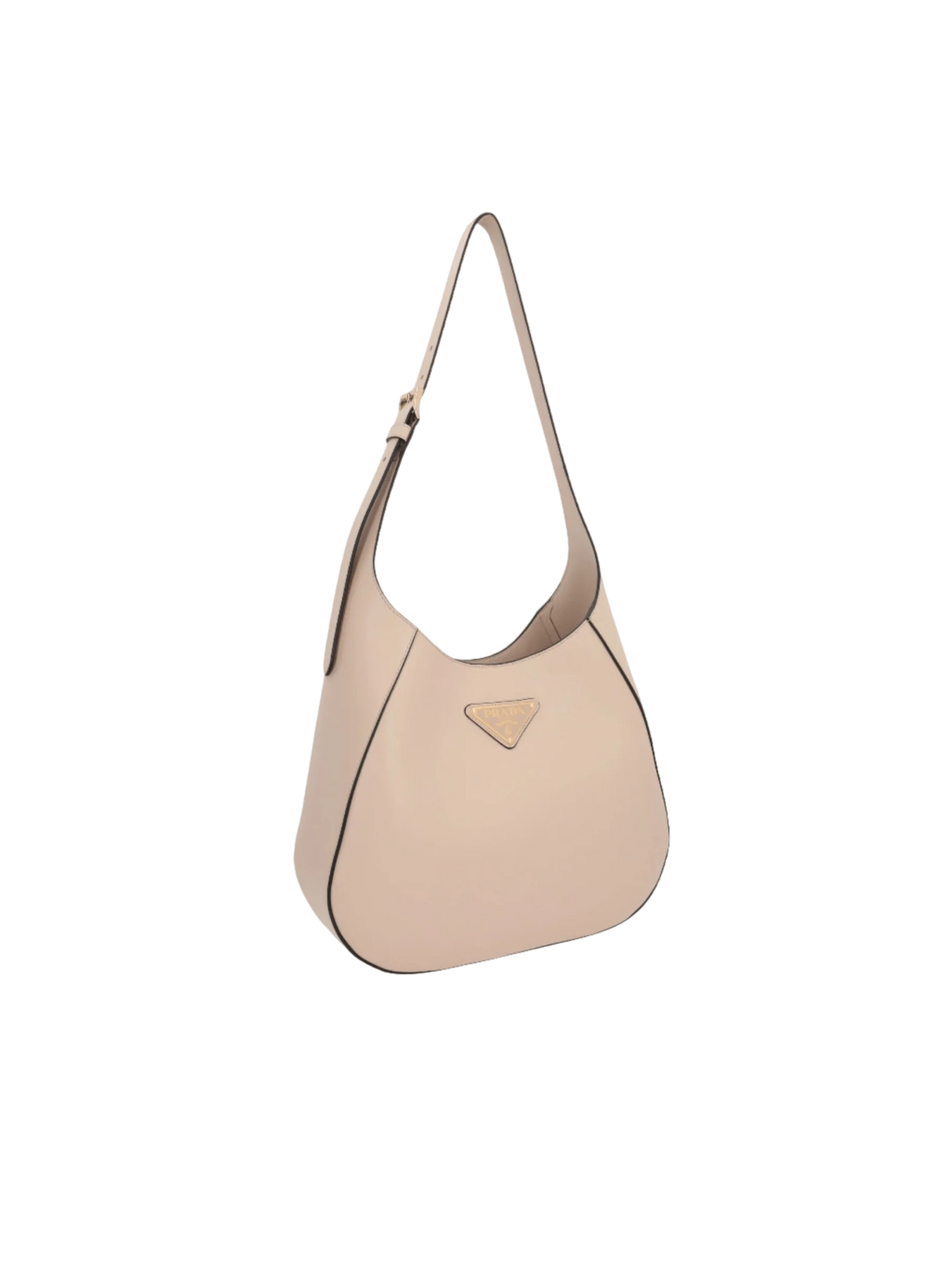 City Leather Medium Hobo Bag-PRADA-JOHN JULIA