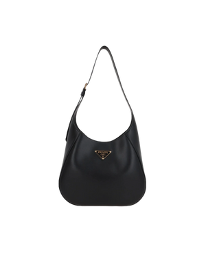 City Leather Medium Hobo Bag-PRADA-JOHN JULIA