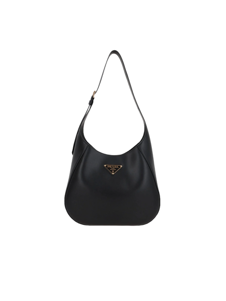 City Leather Medium Hobo Bag-PRADA-JOHN JULIA