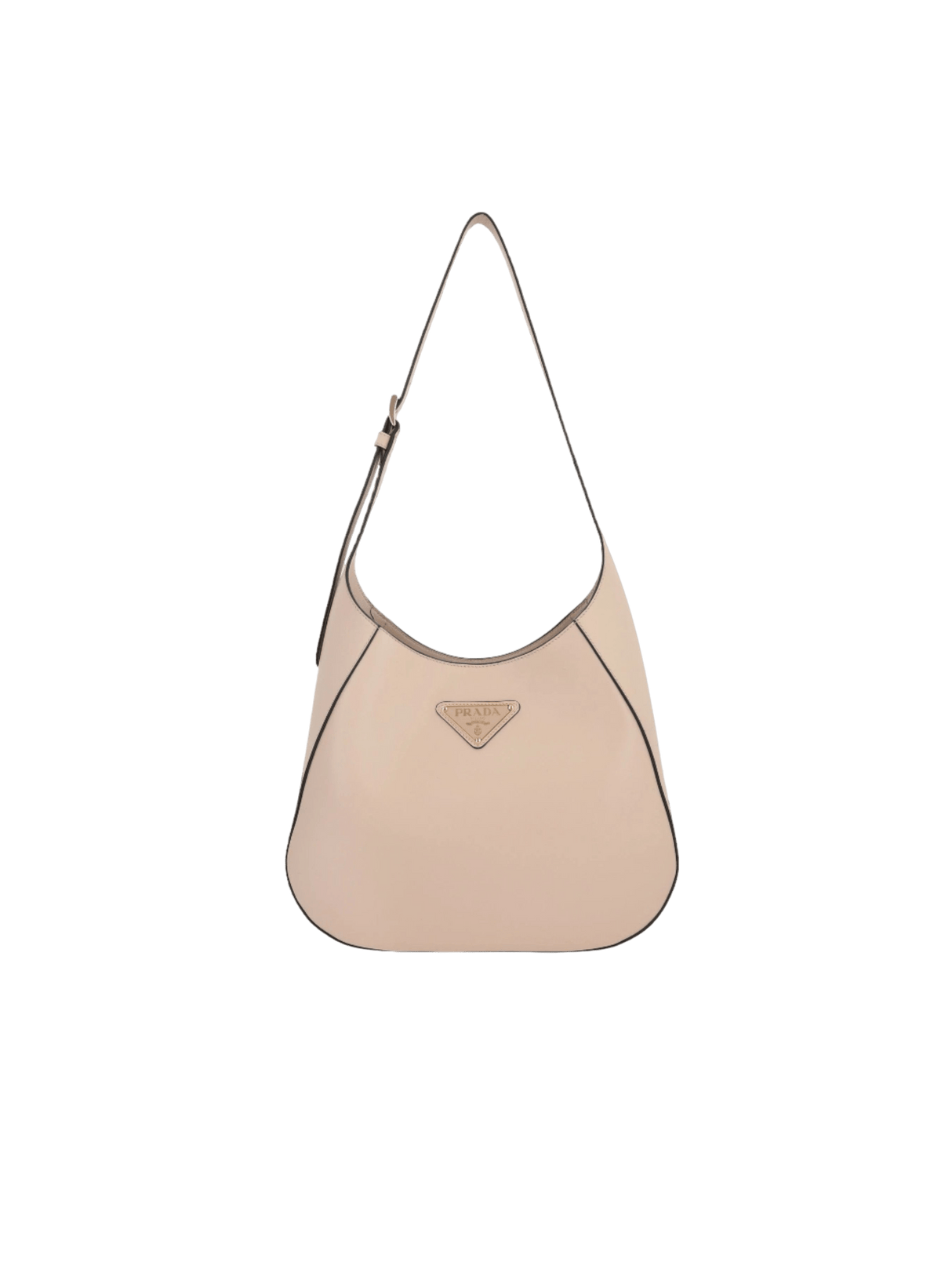 City Leather Medium Hobo Bag-PRADA-JOHN JULIA