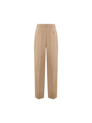 Cotton Oversized Pants-PRADA-JOHN JULIA