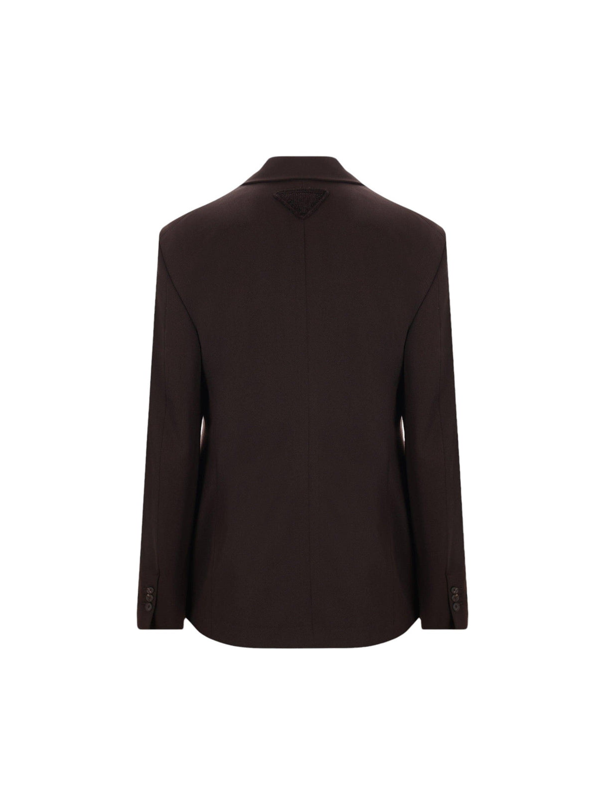 Double-breasted Gabardine Jacket-PRADA-JOHN JULIA