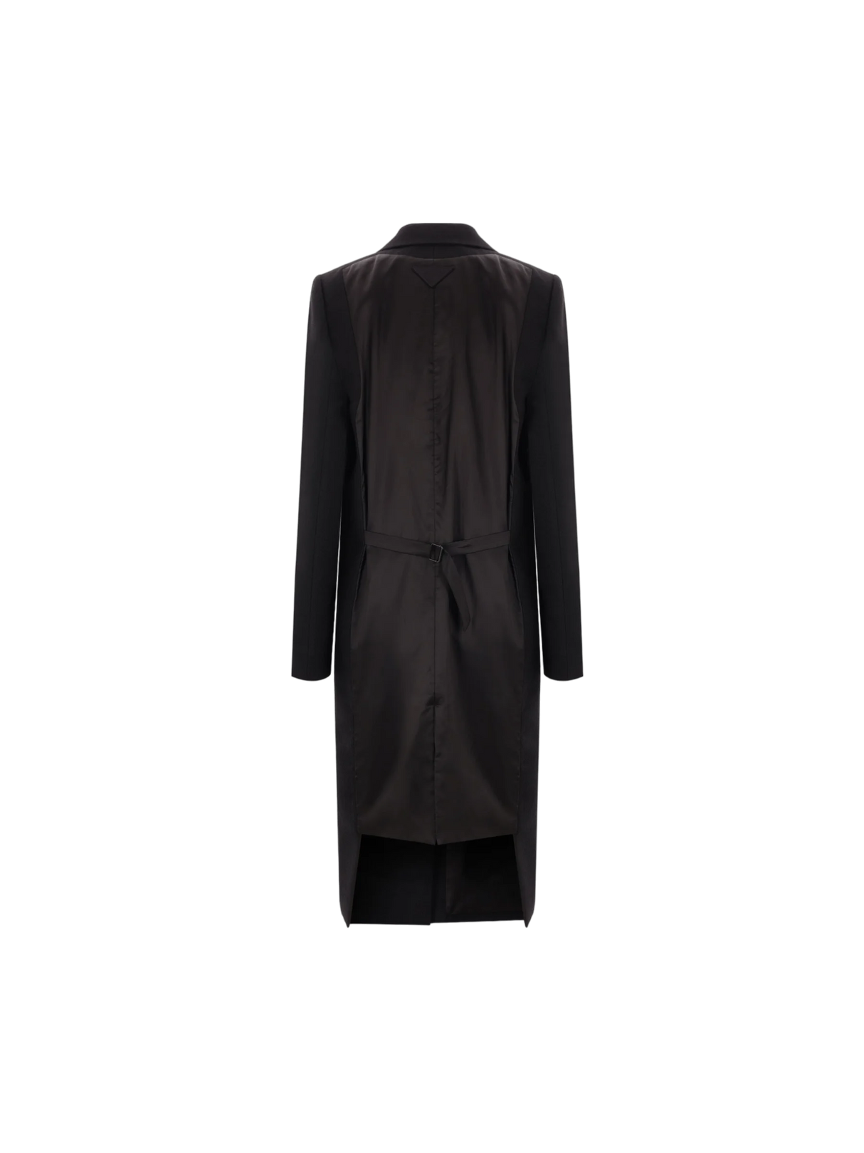 PRADA-Double-breasted Wool and Twill Coat-JOHN JULIA