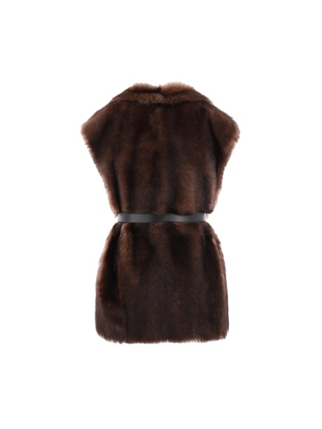 Reversible Shearling Vest-Prada-JOHN JULIA