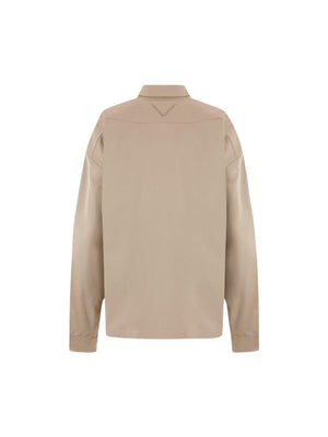 Gabardine Shirt-PRADA-JOHN JULIA