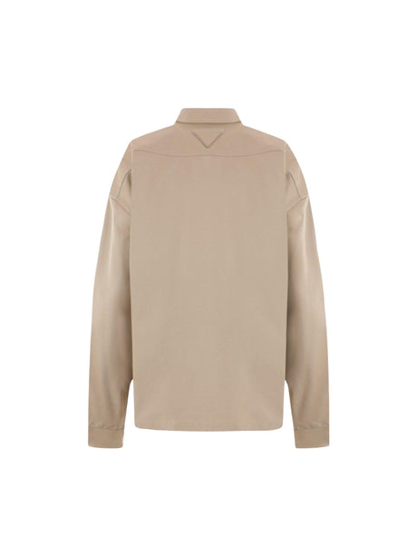 Gabardine Shirt-PRADA-JOHN JULIA