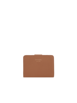 Grainy Leather Small Wallet PRADA