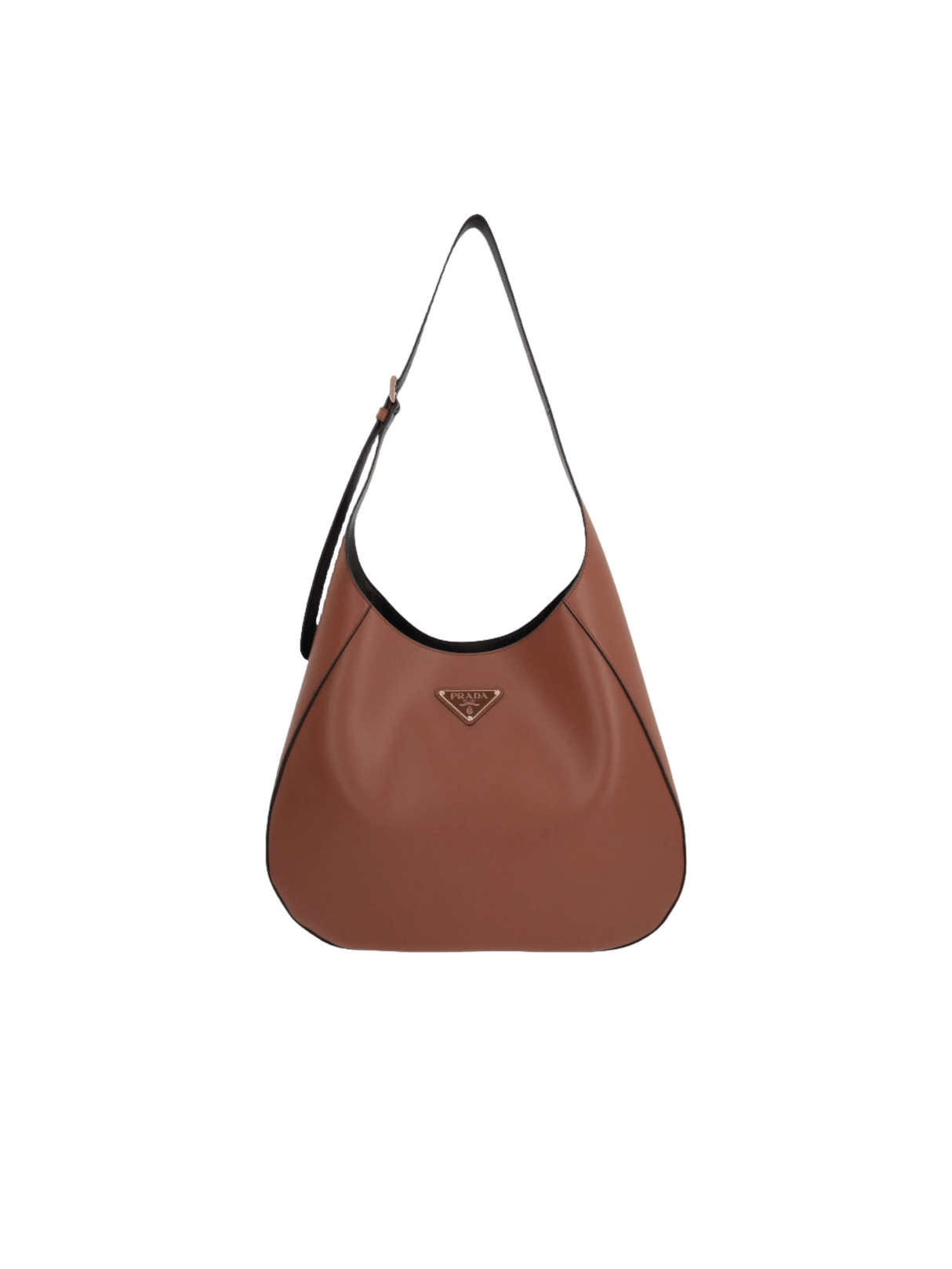 PRADA-Leather City Large Hobo Bag-JOHN JULIA