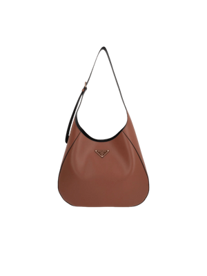 PRADA-Leather City Large Hobo Bag-JOHN JULIA