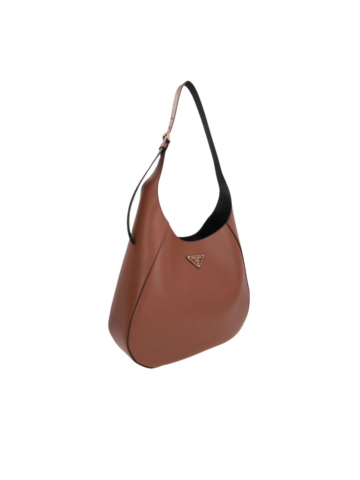 PRADA-Leather City Large Hobo Bag-JOHN JULIA