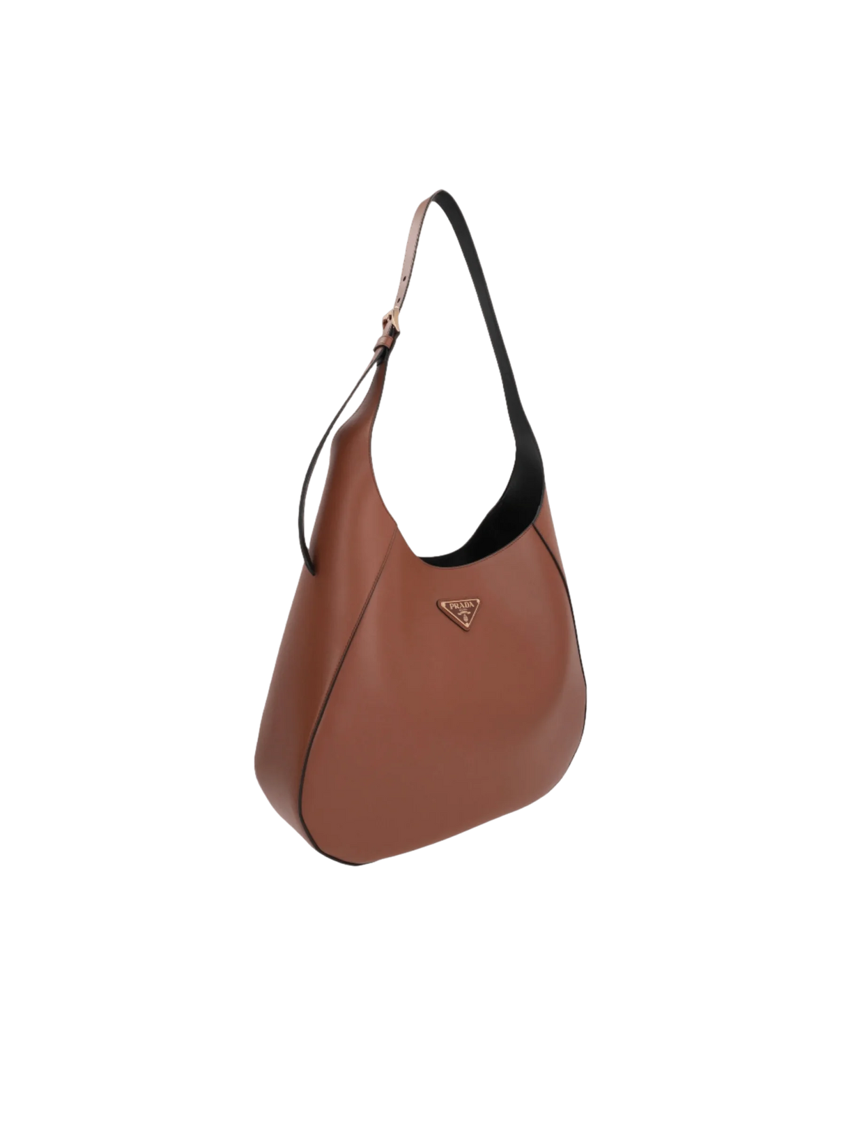 PRADA-Leather City Large Hobo Bag-JOHN JULIA