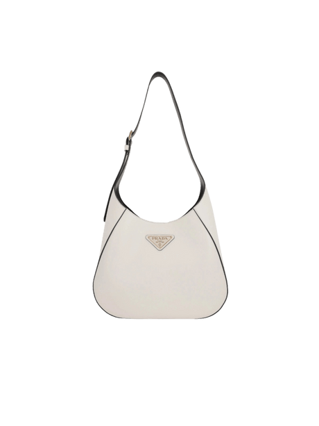 Leather City Medium Hobo Bag-PRADA-JOHN JULIA