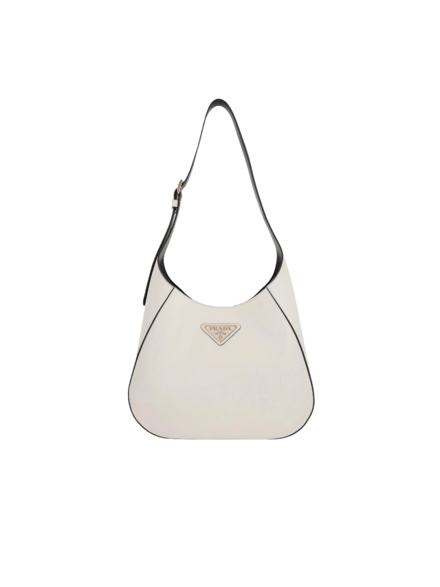 Leather City Medium Hobo Bag-PRADA-JOHN JULIA