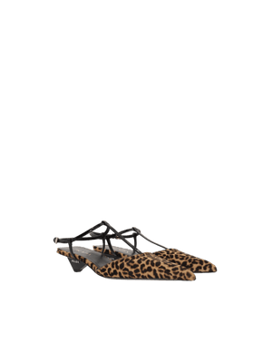 Leopard-Printed Calf Hair Slingbacks-PRADA-JOHN JULIA