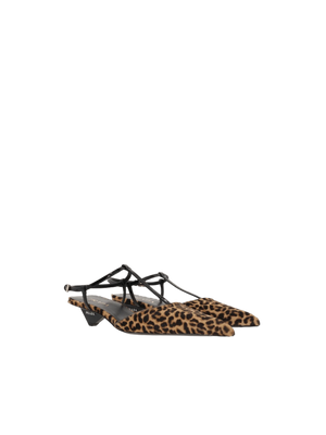 Leopard-Printed Calf Hair Slingbacks-PRADA-JOHN JULIA